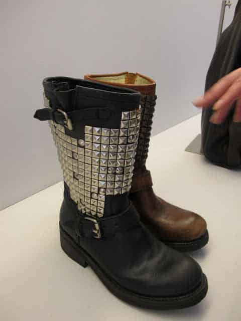 ASH STUDDED LEATHER BOOTS