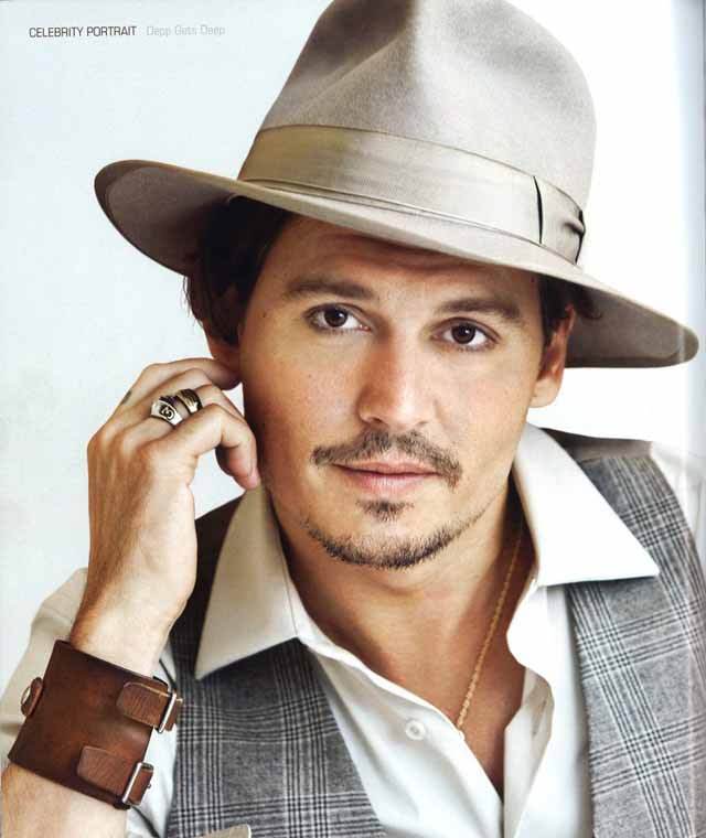 Johnny Depp Fashion Icon - He Knows how to dress - Wearing hat