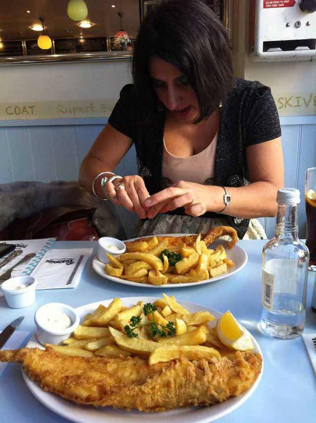 Poppies fish and chips, Spitalfields