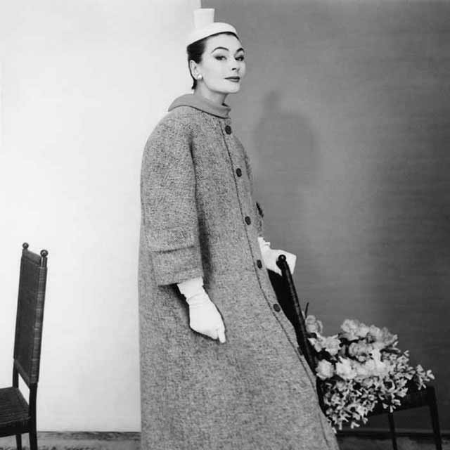 Impecable Abrigo De Tweed de 1954