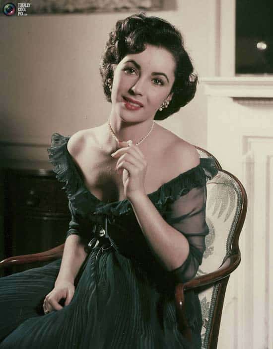 elizabeth taylor Fashion Icon - emerald green dress