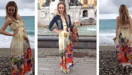 Street Fashion – Laura’s Embracing The Floral Maxi Dress