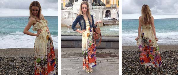 Street Fashion – Laura’s Embracing The Floral Maxi Dress