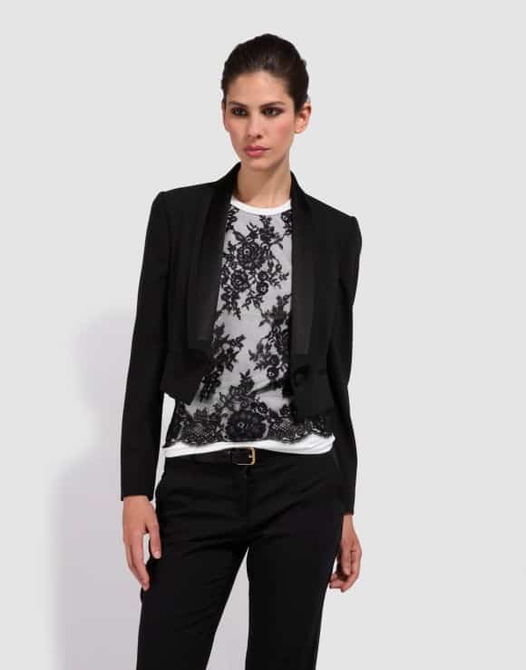 Dolce-Gabbana-Womens-Black-Blazer Dolce-Gabbana-Womens-Black-Blazer