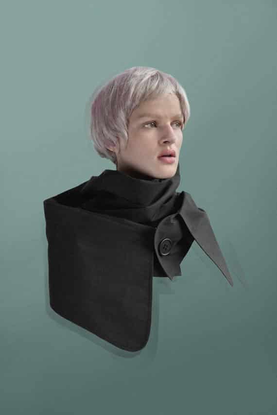 huge collar,hairy sock