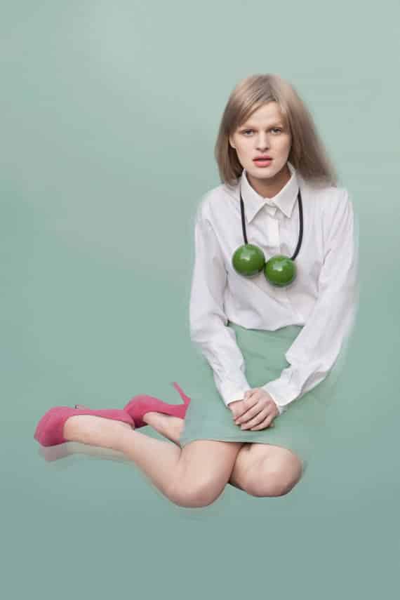 hair band necklace, hairy sock