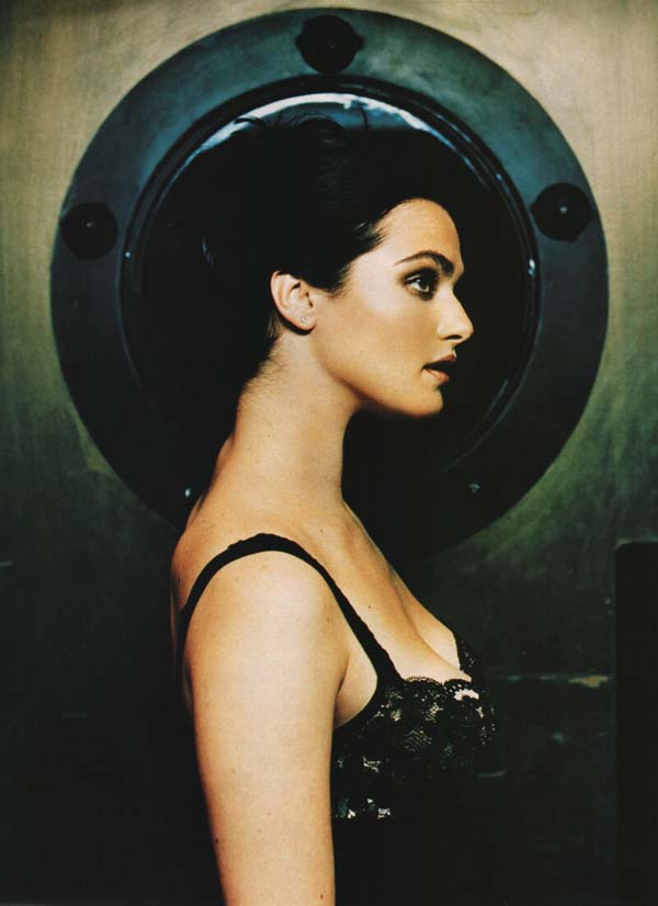 rachel weisz black lace dress