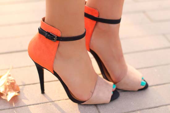 ZARA  shoes orange 2012