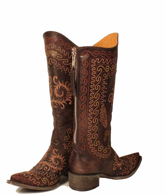 Zarape choc_back,R.Soles, cowboy boots