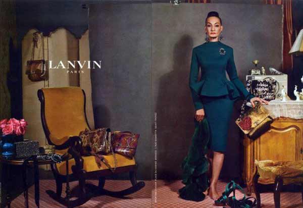 lanvin-80-years-old model, campaign-2012 lanvin-80-years-old, model, campaign-2012