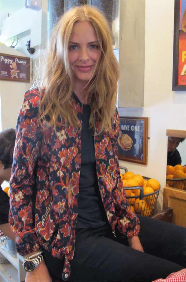 Trinny Woodall Fashion wearing a ZARA jacket