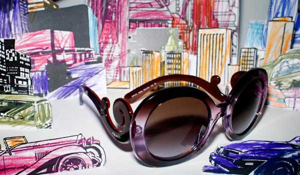 prada baroque eyewear 2012 black