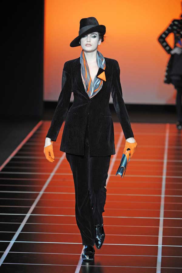 Giorgio Armani Velvet Suit 2012 Giorgio Armani Velvet Suit 2012