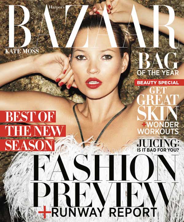 Kate Moss for USA BAZAAR 