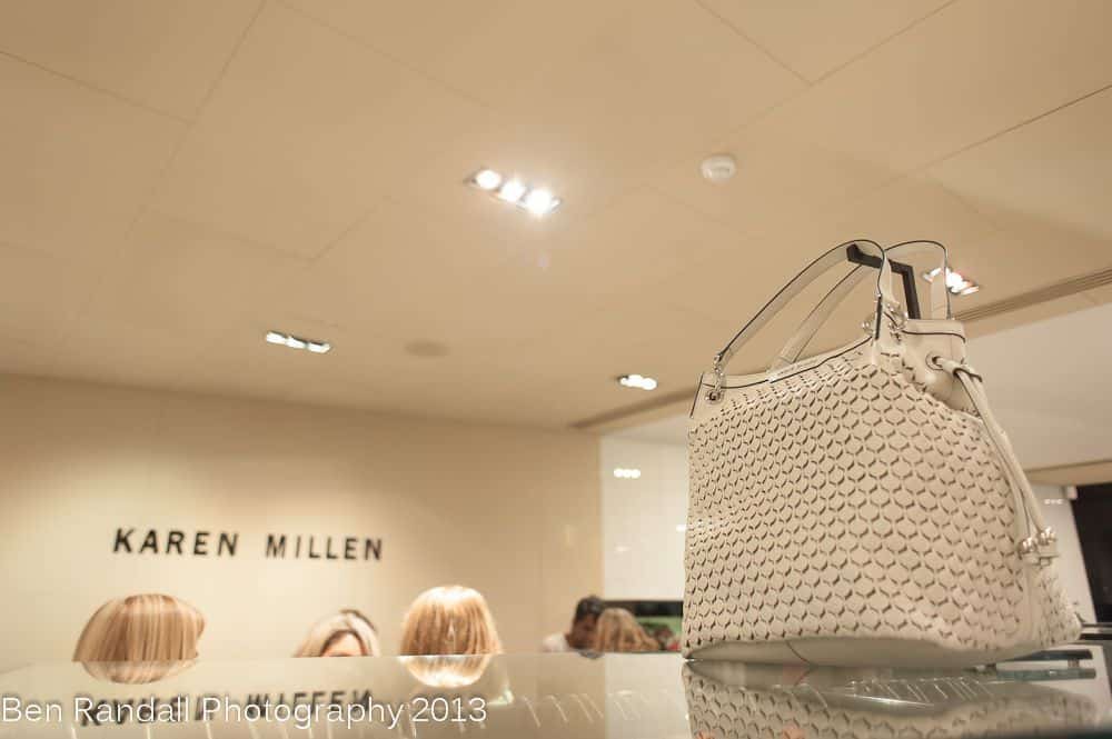 Karen Millen - white leather handbag 2013