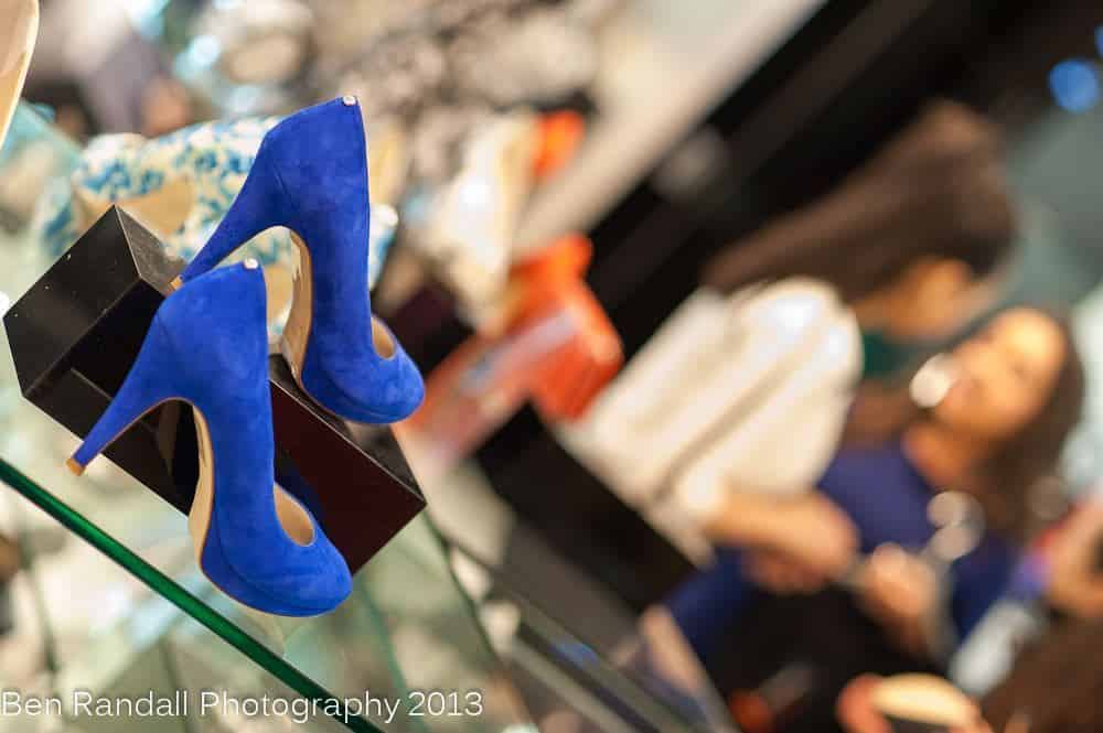 Karen Millen - Blue Suede high heels 2013