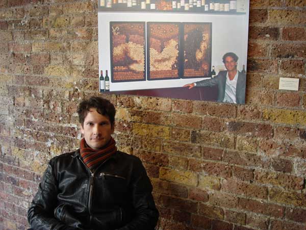 Conrad Engelhardt,wine cork art london