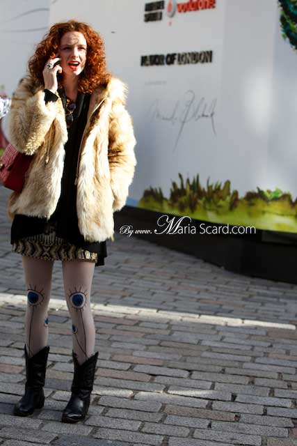 London Fashion Week - Mink, Fake Fox Colour Fur Beige