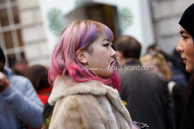 London Fashion Week - Mink, Fake Fox Colour Fur