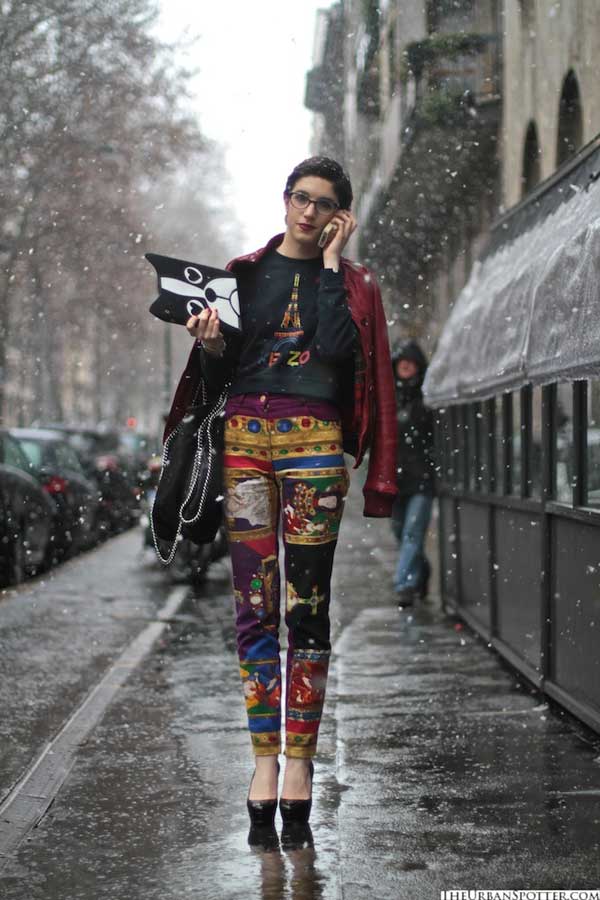 floral, fluorescent leggings 2013