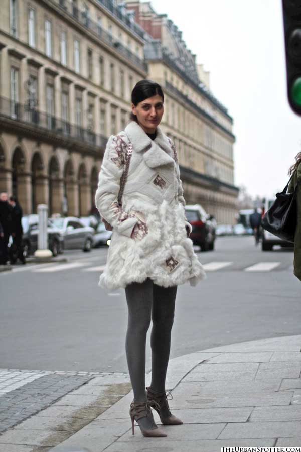 white fur jacket 2013