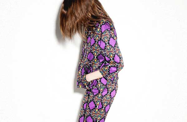 Bimba and Lola - purple patterns suits for women 2013