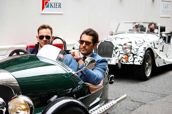 David Gandy - London Collections men morgan 3 wheeler