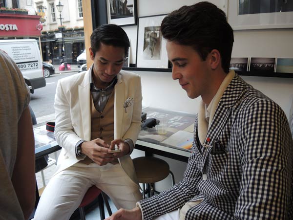 Lavazza---men-drinking-coffee Lavazza coffee - London Collections Men