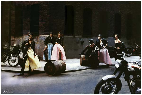 Cindy Crawford Tatjana-Patitz,-Helena Christensen Linda Evangelista Claudia Schiffer Naomi Campbell Karen Mulder and Stephanie Seymour Photographed by Peter Lindbergh Vogue (US)Wild At Heart1991