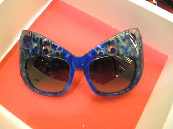 Optica Toscana Eyewear Barcelona peacock frames