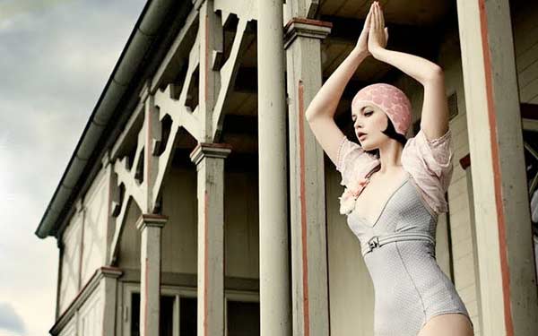 Swimming caps for women PINK