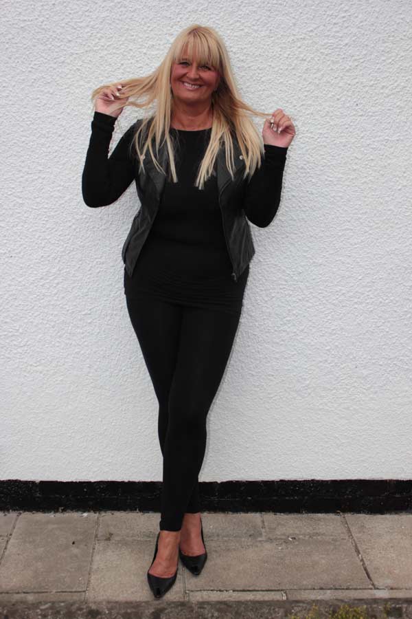 Venus Cow - Black leggings