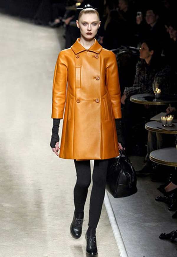 LOEWE Madrid - Leather lace dress & Coat
