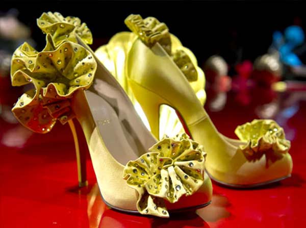 Christian Louboutin Red Sole yellow