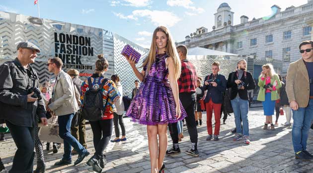 Cadbury chocolate wrappers - London Fashion Week Cadbury chocolate wrappers - London Fashion Week