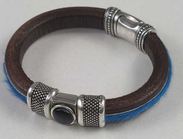 jewellery - Brown Leather bracelet 