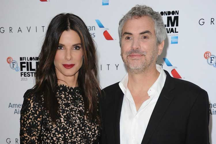 gravity-alfonso-cuaron-george-clooney-sandra-bullock-set