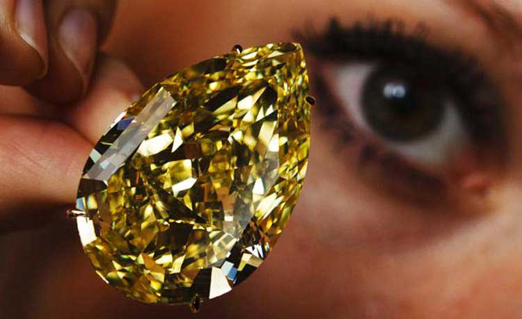 Large Yellow Diamond