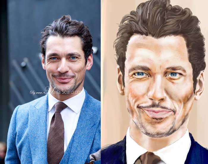David Gandy Sketch – An Artist’s Struggle