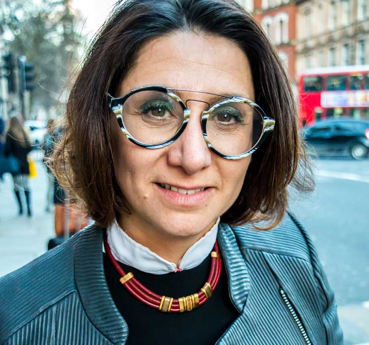 Gracie OPulanza Wearing Prada 2015 London Fashion Week