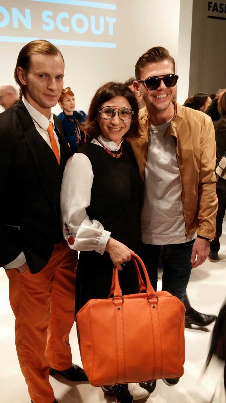 Gracie Opulanza London Fashion Wek 2015 Orange