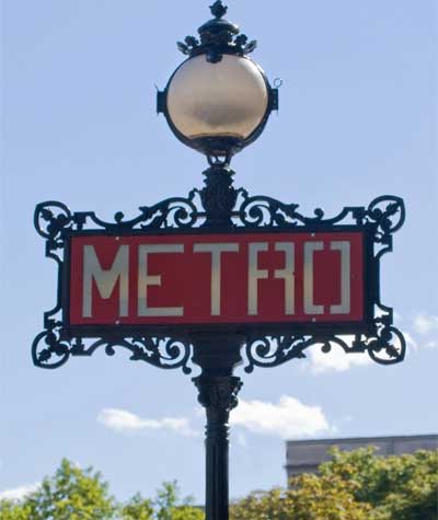 Metro Sign Paris