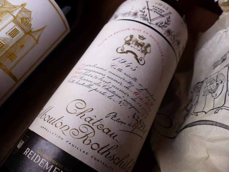 Ch&acirc;teau Mouton Rothschild Bordeaux 1945 (2)