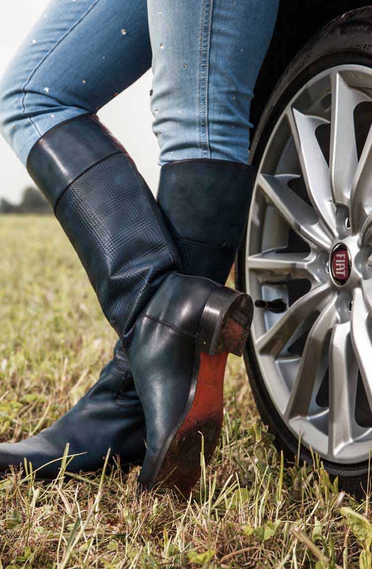 Leather boots made in Italy