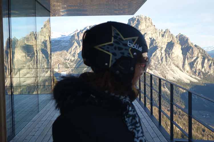 Bolle Helmet - Juliet Anna Veith Signature Series Gracie Opulanza Alta Badia Italy