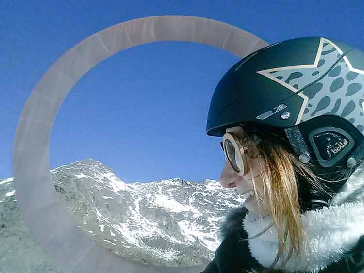 Bolle Helmet - Juliet Anna Veith Signature Series Gracie Opulanza Alta Badia Italy