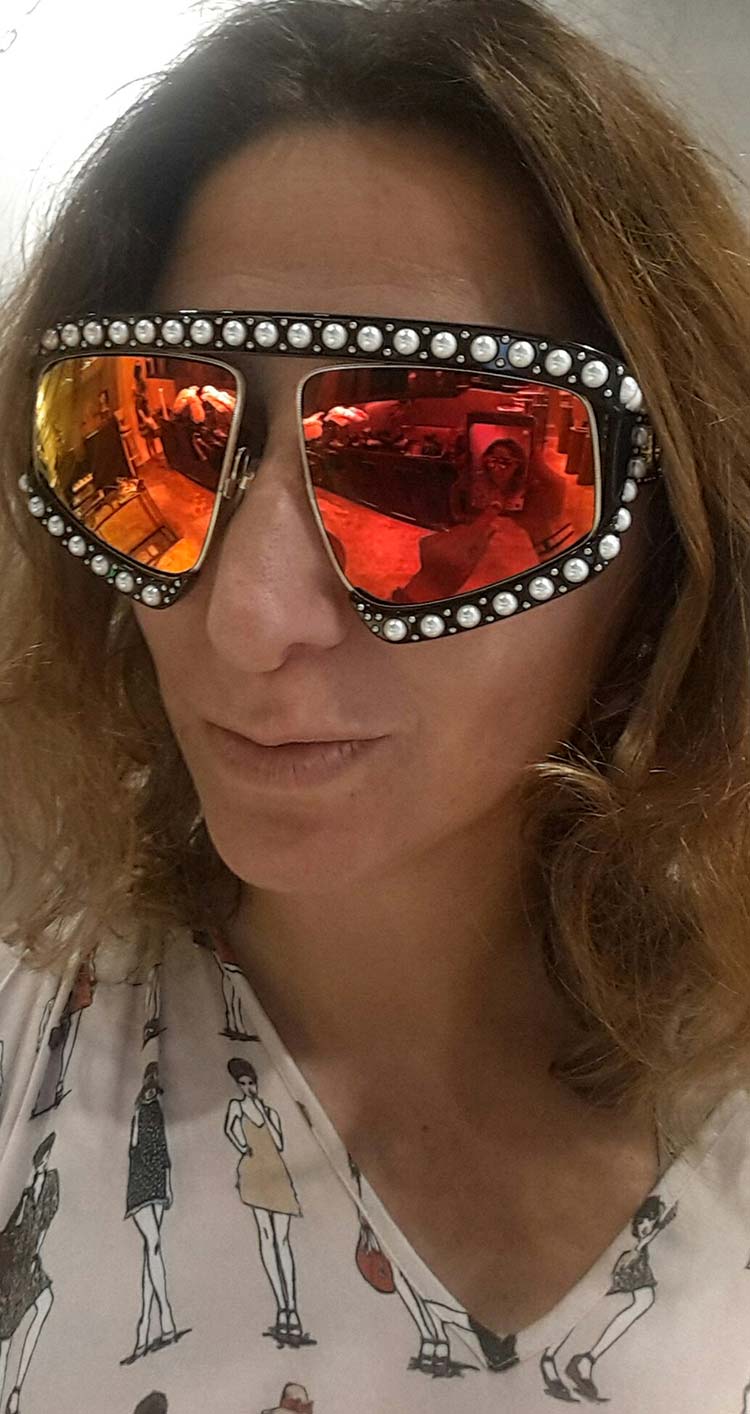 Gucci Gracie-Opulanza-Bangkok-wearing-Gucci-eyewear-2018-collection