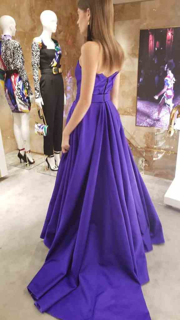 Versace purple vintage dress