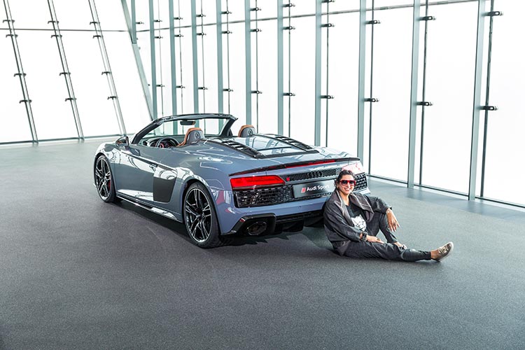 Audi R8 V10 Performance Quattro. Gracie Opulanza Audi Sport