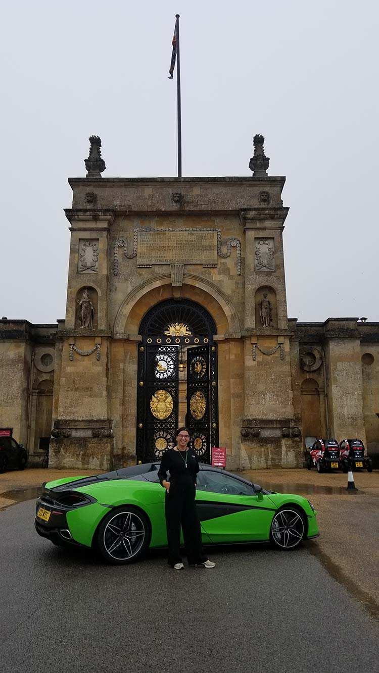 McLaren-570s-Mantis-Green Blenheim Palace